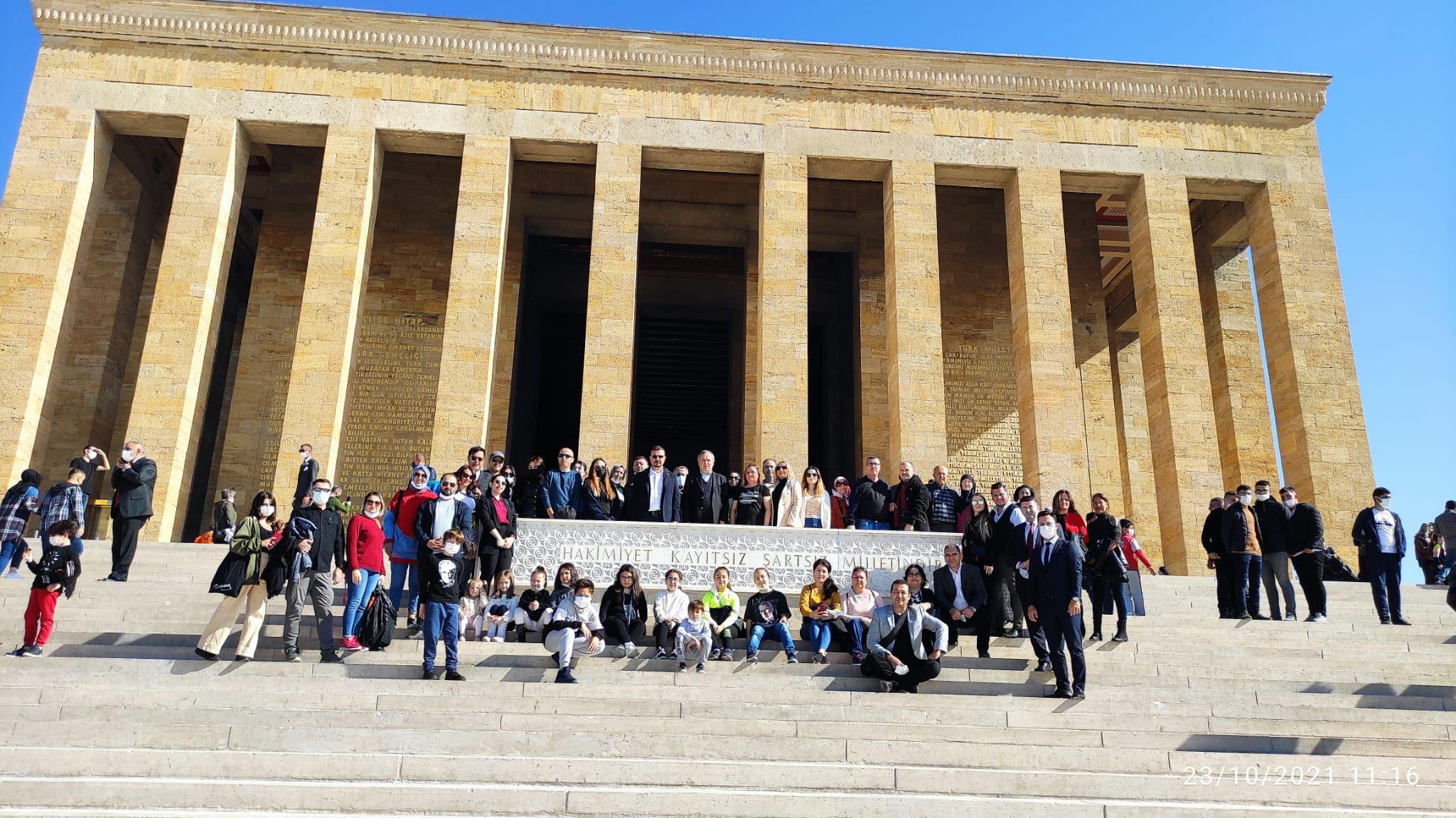 GAZİ MUSTAFA KEMAL ATATÜRK'E GAZİ ÜNVANI VERİLİŞİNİN 100. YILI MÜNASEBETİ İLE GAZİ ÜYELERİMİZE ANKARA GEZİSİ YAPILDI.